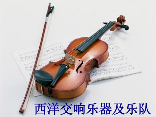 1、 西洋乐器