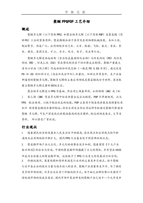 聚醚PPGPOP工艺的介绍(2020年整理).pptx