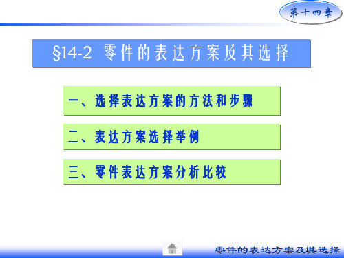 画法几何及机械制图6版课件14-2 零件的表达方案及其选择