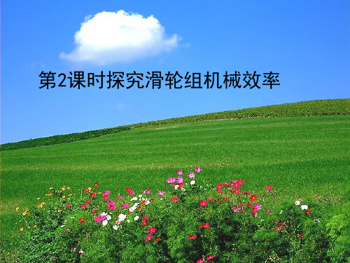 《探究滑轮组机械效率》教学课件 教科版