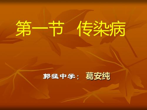 【初中生物】传染病ppt6