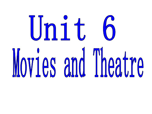 冀教版英语九年级全一册Unit 6复习