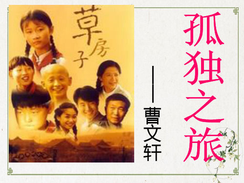 部编人教版《孤独之旅》PPT课件完美1