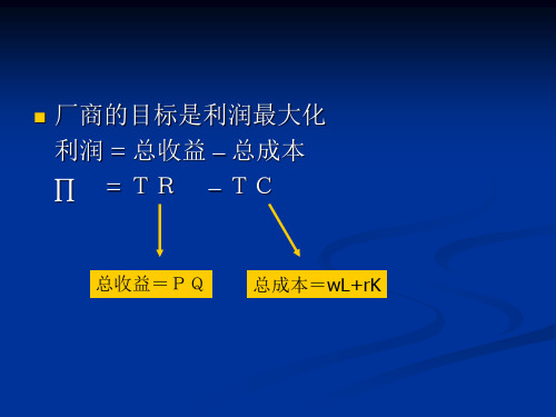 第6章成本理论