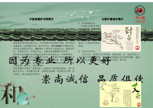 中医宣传册样本