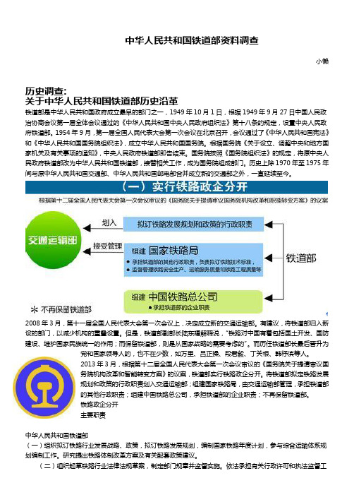 铁道部调查资料