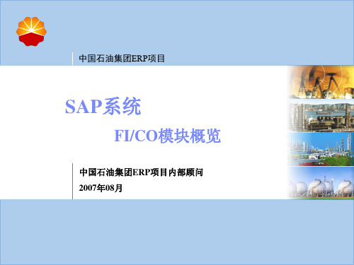 SAP培训讲义(FICO概览)V3-中石油