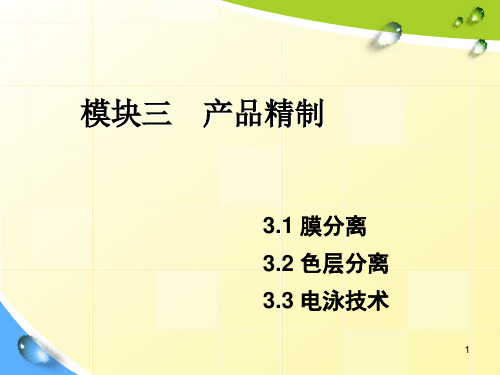 生化分离工程：3-1.膜分离