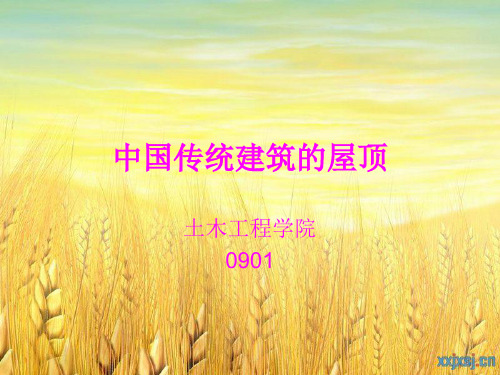 中国传统建筑的屋顶