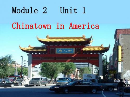 Chinatown in New York.