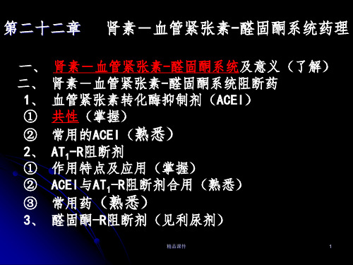 RASS系统药理ppt课件