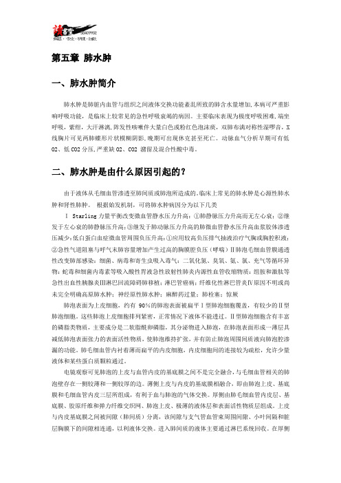 【呼吸内科二】肺水肿