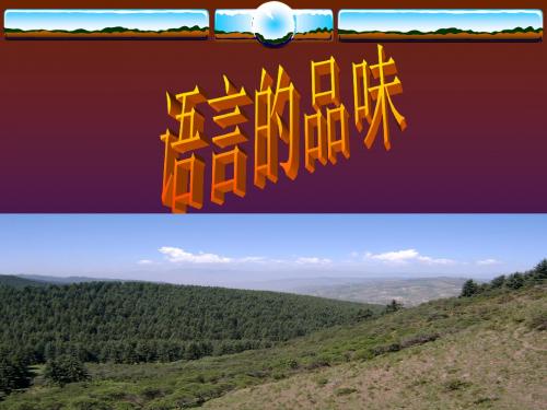 语言品味ppt
