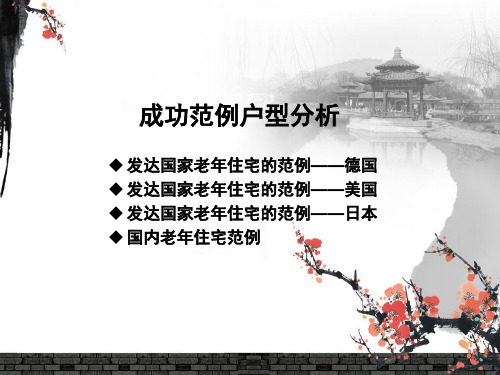 老年公寓户型2精品PPT课件