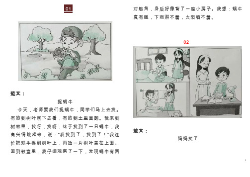 小学语文一二年级看图写话满分范文精选38篇