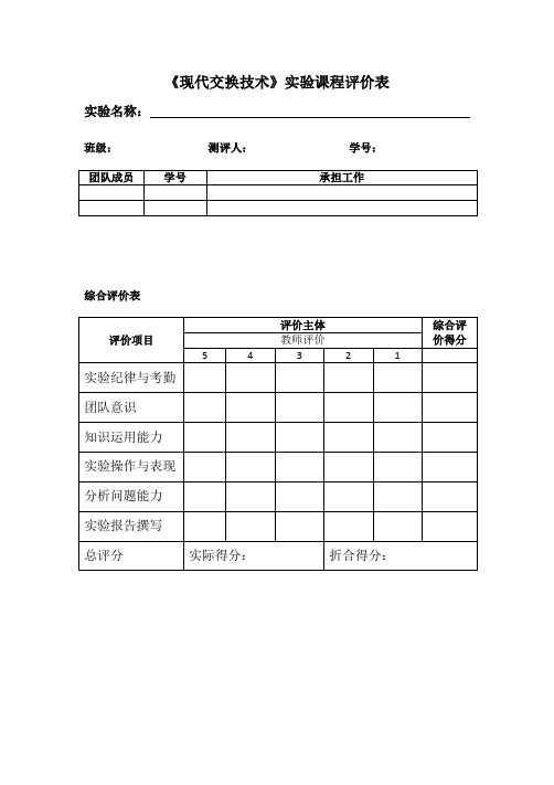 实验1 电话用户接口模块实验