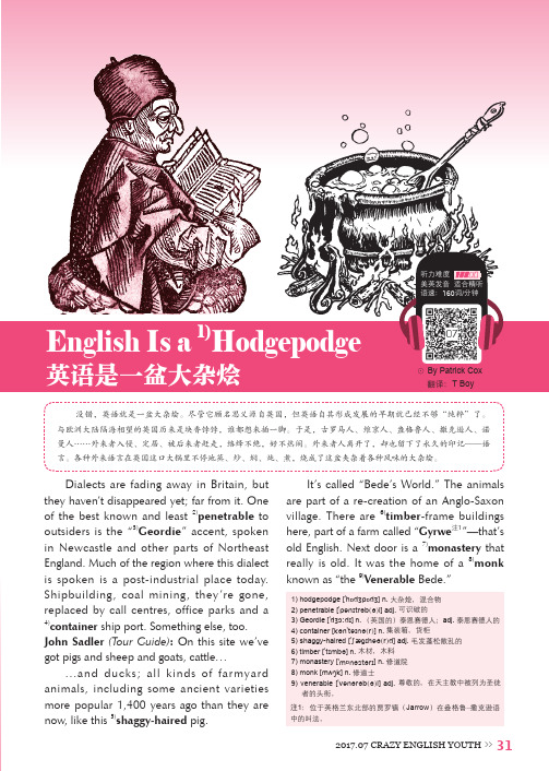 英语是一盆大杂烩