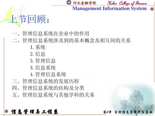 管理信息系统开发基础