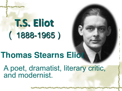 TSEliot(艾略特,美国文学)