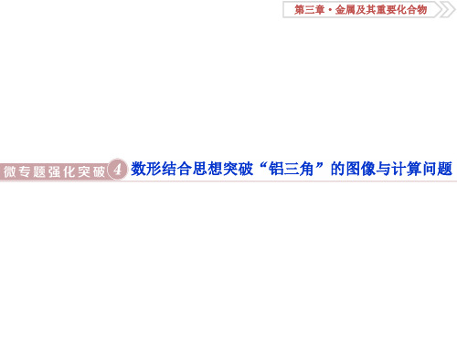 一轮复习人教版 数形结合思想突破“铝三角”的图像与计算问题 课件(22张)