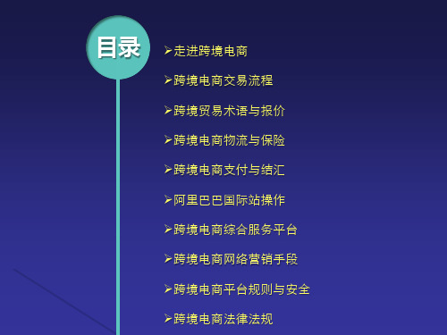 跨境电商实务课件