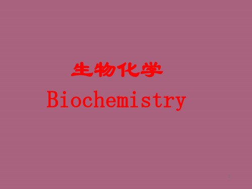 第1章-蛋白质化学-ppt课件