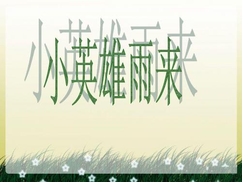 《小英雄雨来》