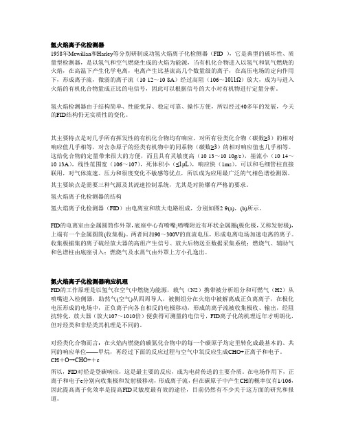 氢火焰离子检测器