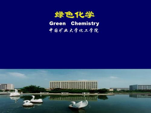 绿色化学_第3章(专业课)