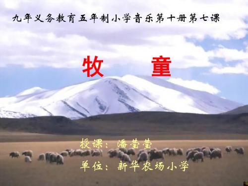 牧童PPT