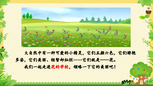 最新部编版小学语文三年级上册课文2《花的学校》