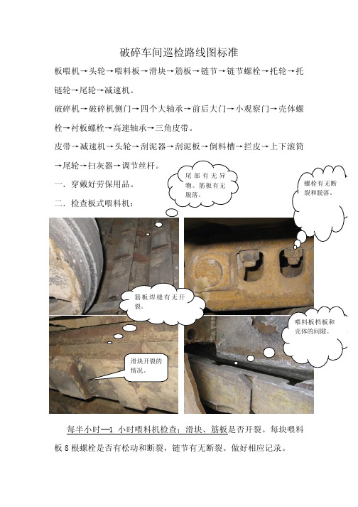 破碎车间巡检路线图