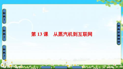 2018年人教版历史必修3 第4单元 第13课 从蒸汽机到互联网