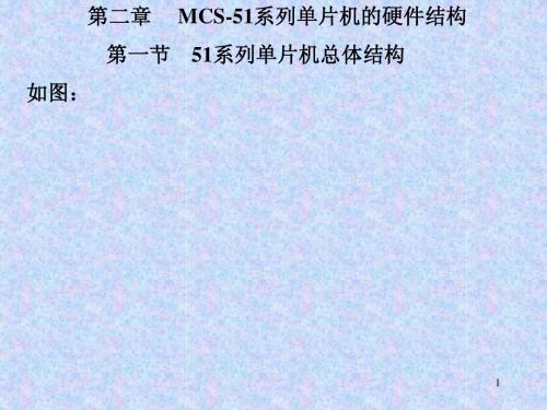 MCS-51系列单片机的硬件结构