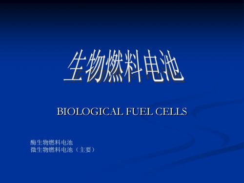 生物燃料电池