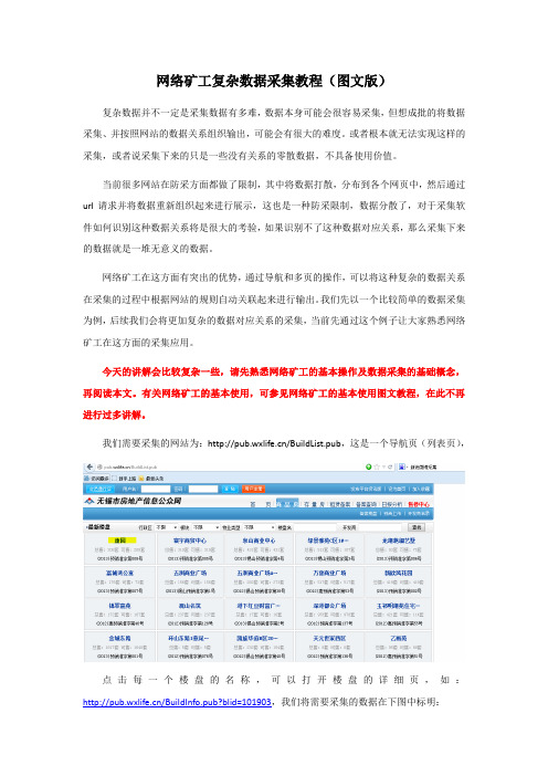 网络矿工复杂数据采集教程