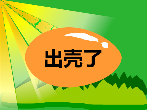 小学 美术一年级下册《出壳了》课件