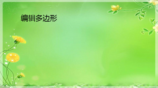 3d max 编辑多边形编辑网格精品PPT课件
