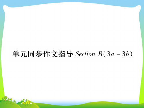 【新】人教版遵义九年级英语全册习题课件：Unit 8单元同步作文指导(共13张PPT).ppt