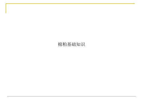 棉粕基础知识