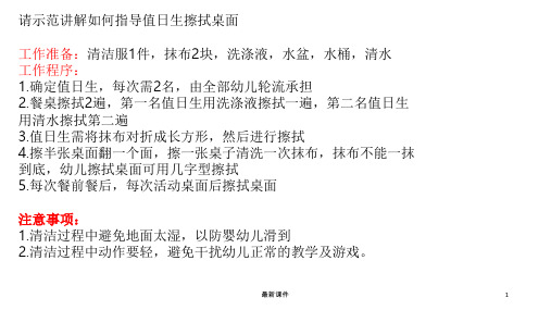 保育员实操