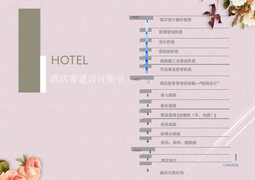酒店管理筹建酒店筹建设计参照流程课件(PPT 31页)