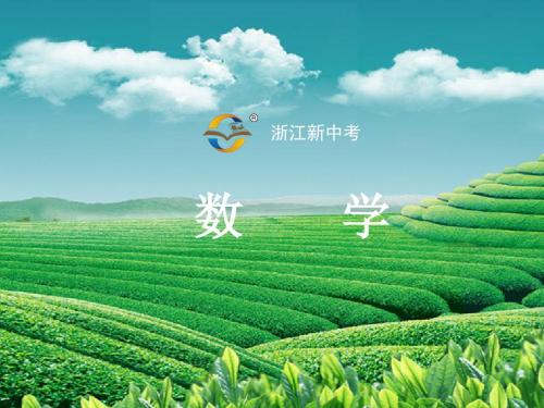 2018年浙江新中考数学第八章《图形的变化》小自测