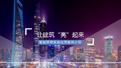 智能照明系统应用案例介绍