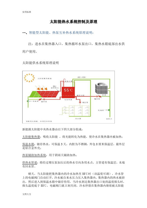 太阳能热水系统控制及原理