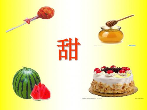 酸的和甜的(公开课用 邱秋玲)修改