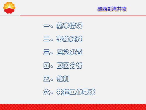墨西哥湾的海上钻井平台井喷着火爆炸事故共66页