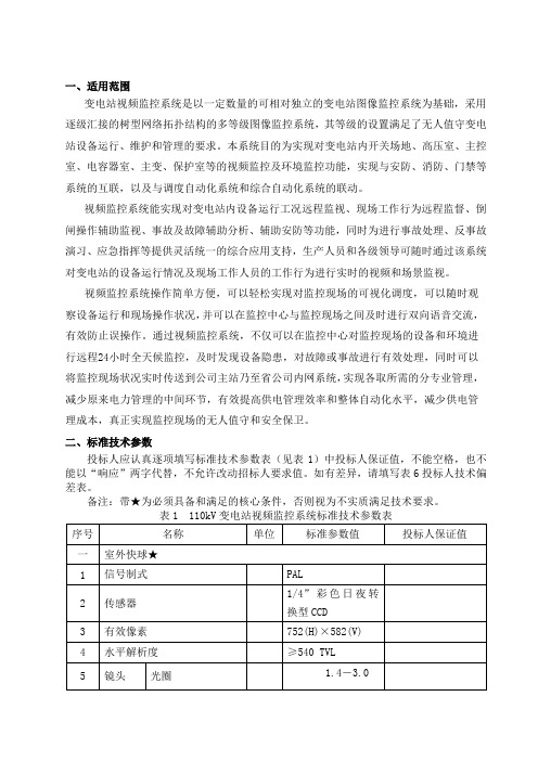 监控系统技术文件