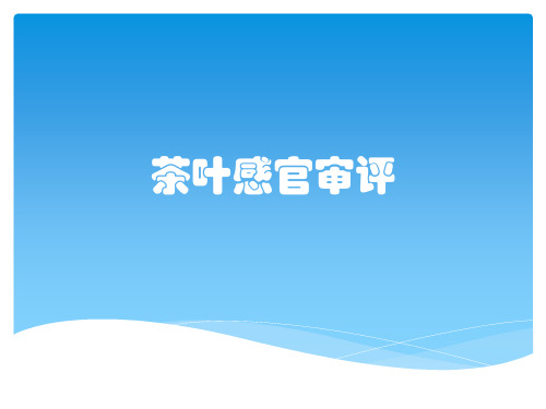 茶叶感官审评