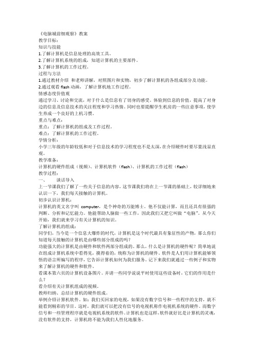 电脑城前细观察